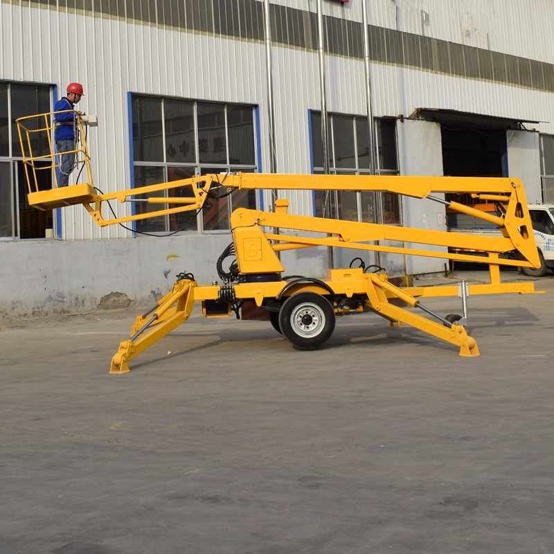拖車折臂式升降平臺(tái) 柴油拖車折臂式升降平臺(tái)